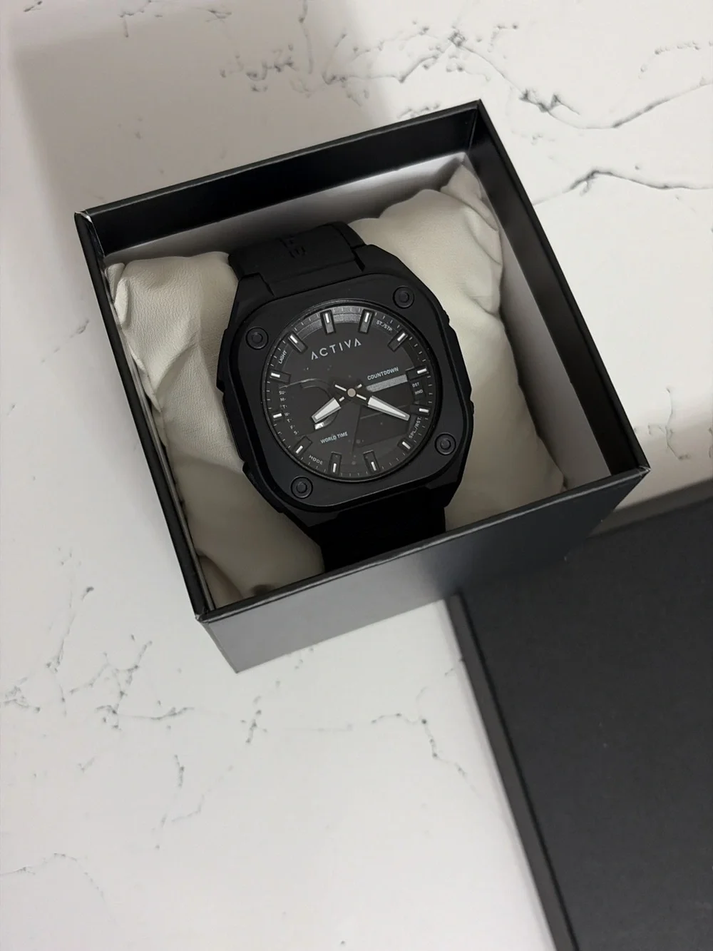 Ativa Black Dual-Display Sport Watch